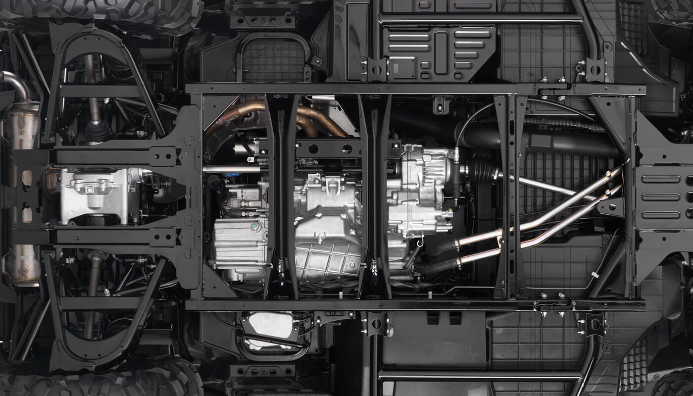 Longitudinally Mounted Engine