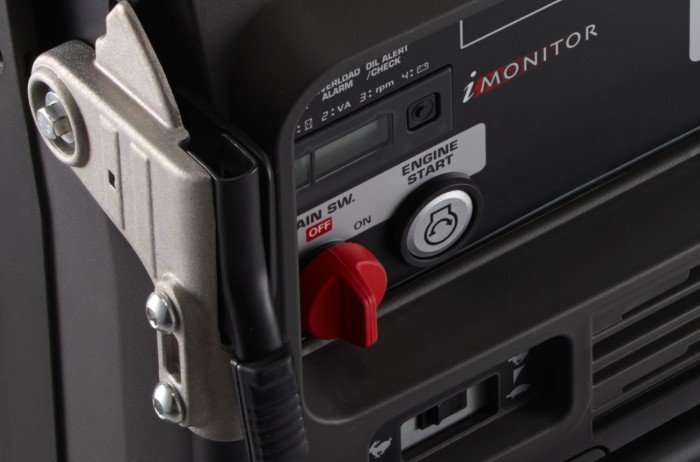 Convenient push button electric start Convenient push button electric start